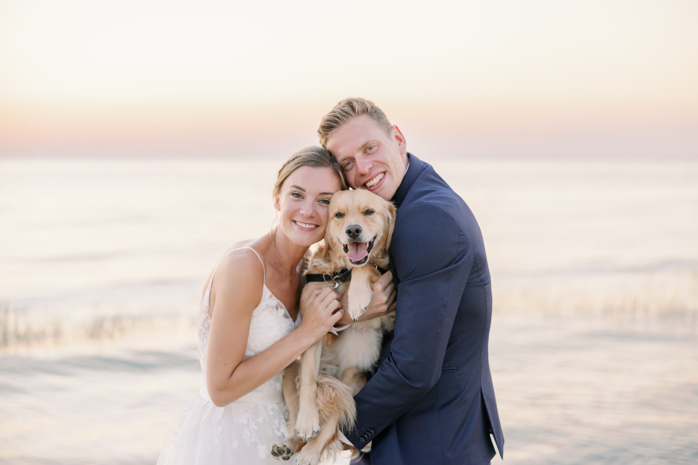 Cape Code Wedding with Dog